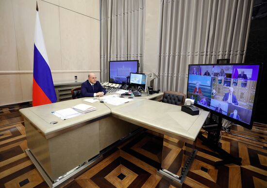 Премьер-министр РФ М. Мишустин провел совещание с вице-премьерами РФ