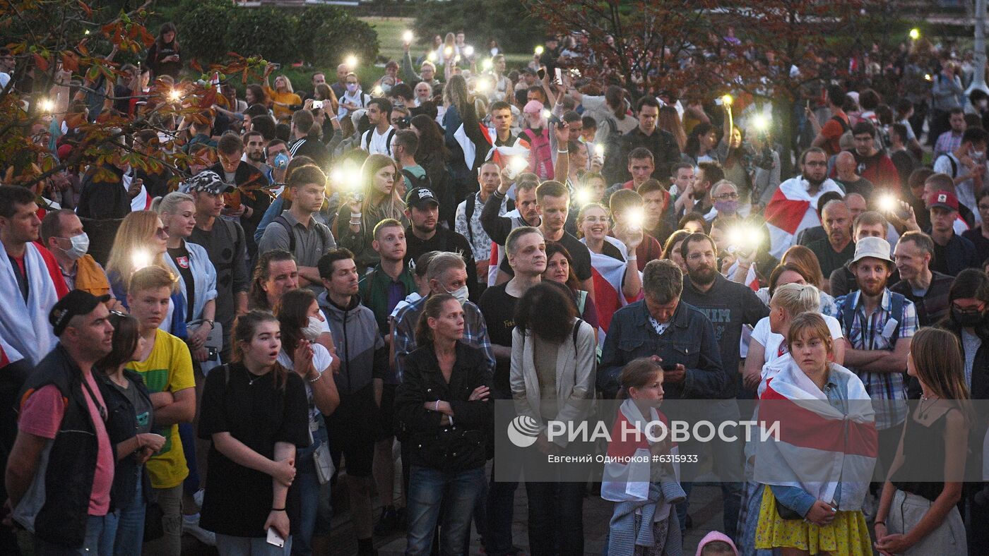 Акции протеста в Минске