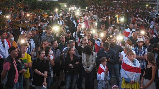 Акции протеста в Минске
