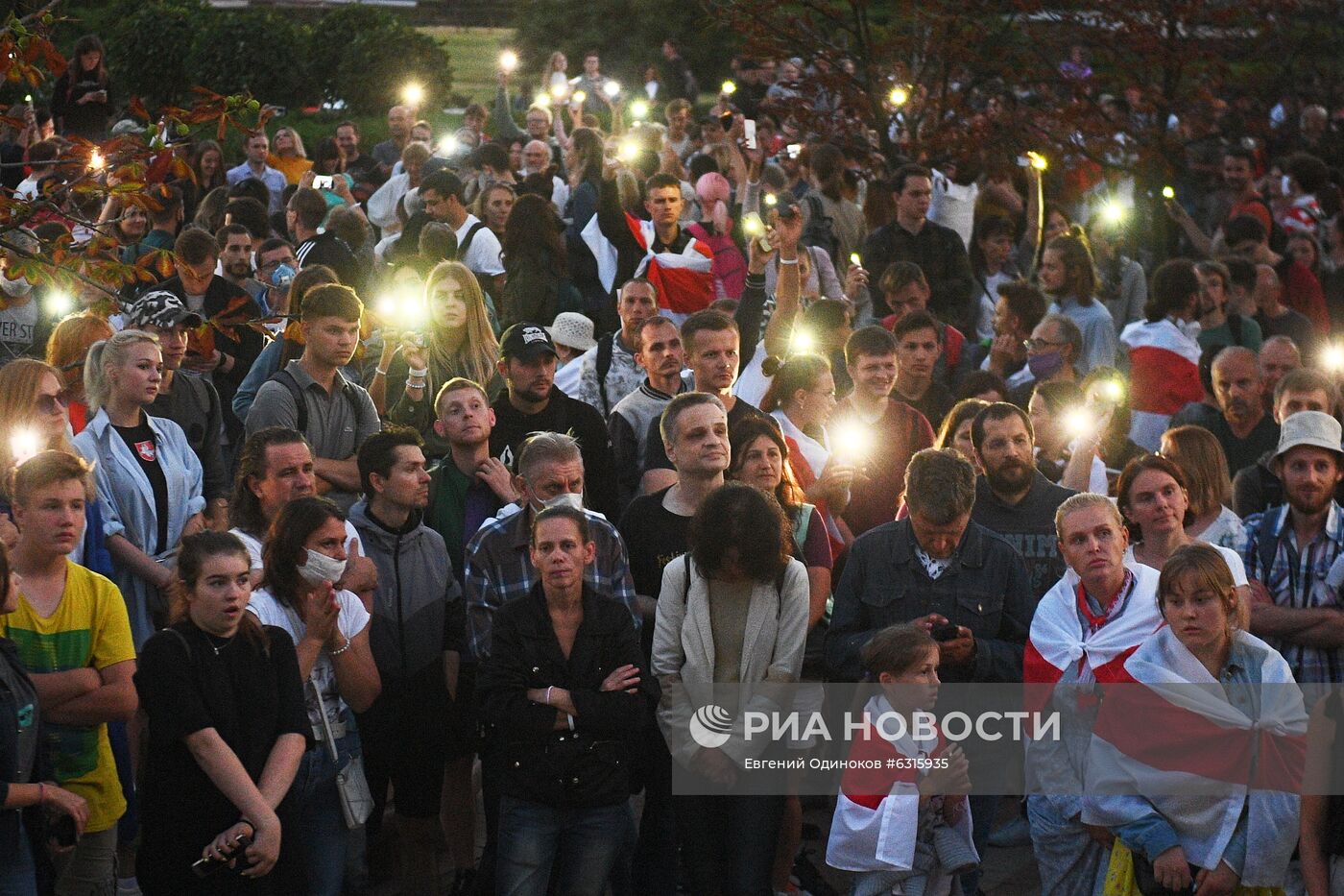 Акции протеста в Минске