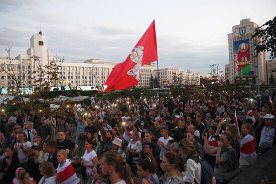 Акции протеста в Минске