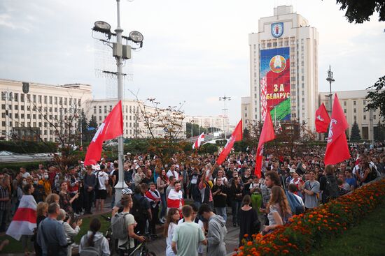 Акции протеста в Минске