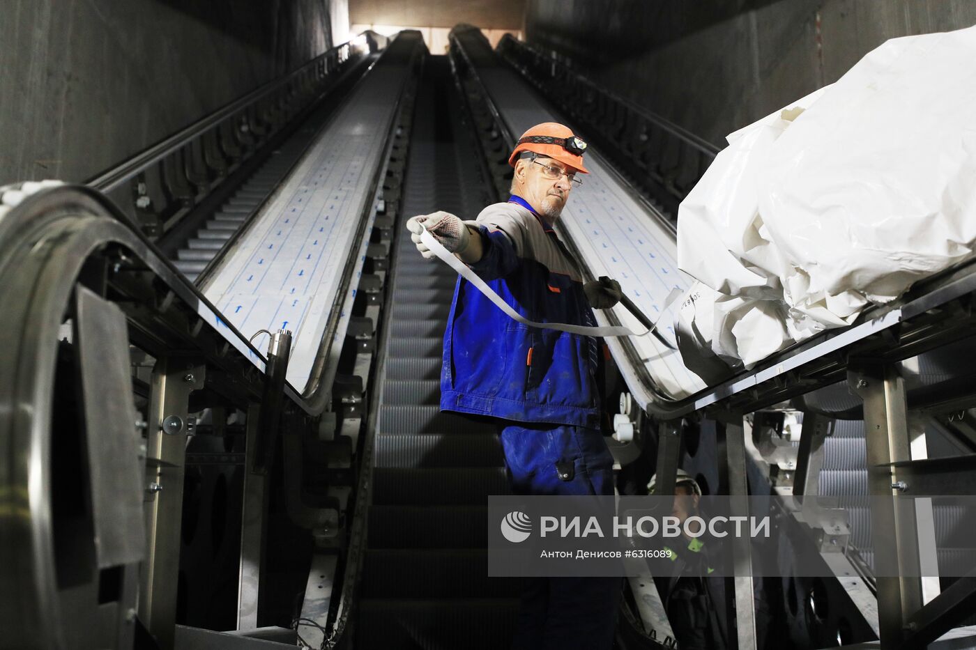 Строительство станции "Улица Народного Ополчения" БКЛ московского метро