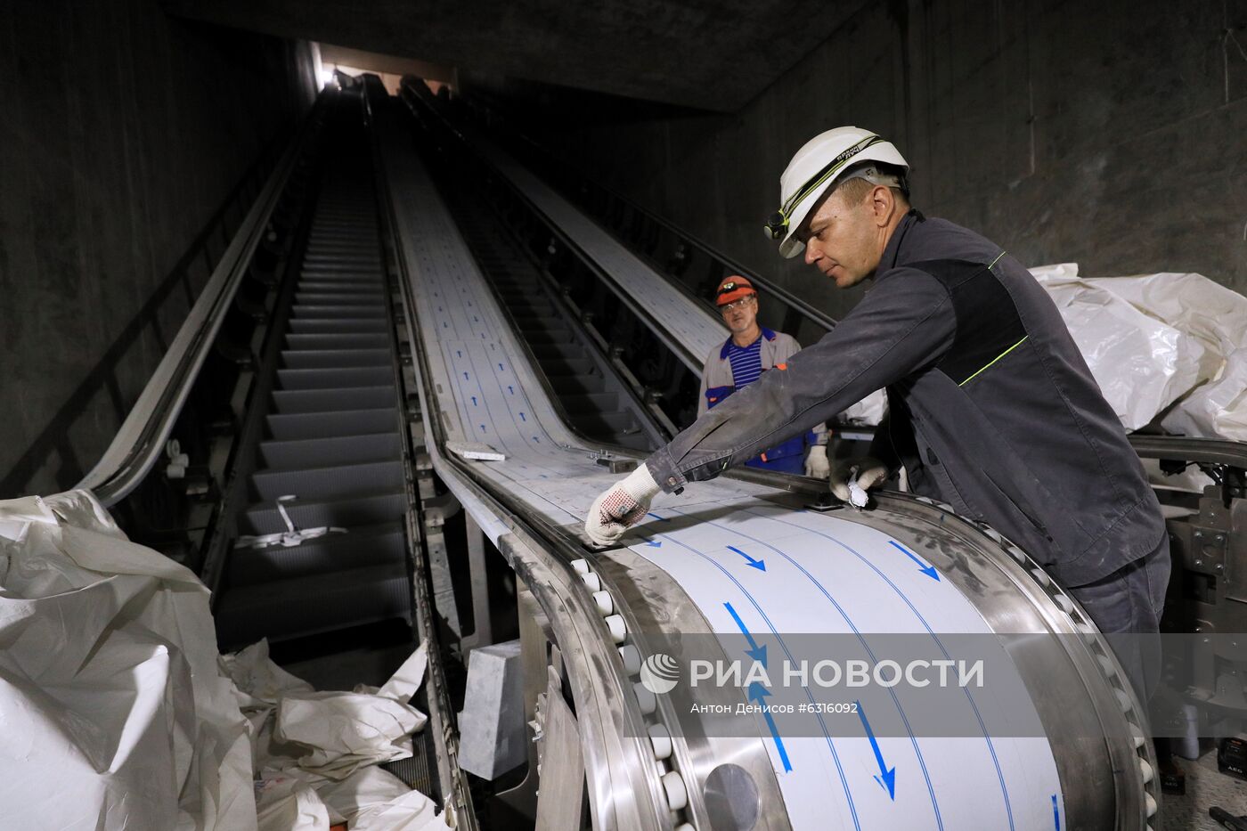 Строительство станции "Улица Народного Ополчения" БКЛ московского метро