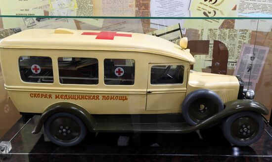 Открытие новой выставочной экспозиции музея московской скорой помощи 