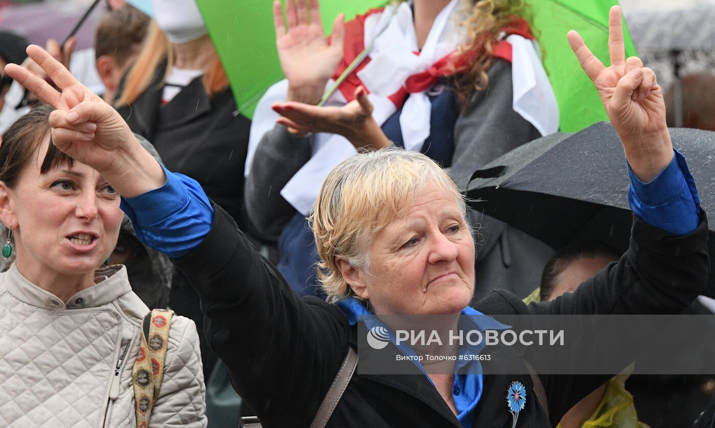 Митинг оппозиции в Минске