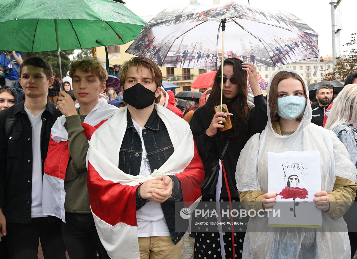 Митинг оппозиции в Минске