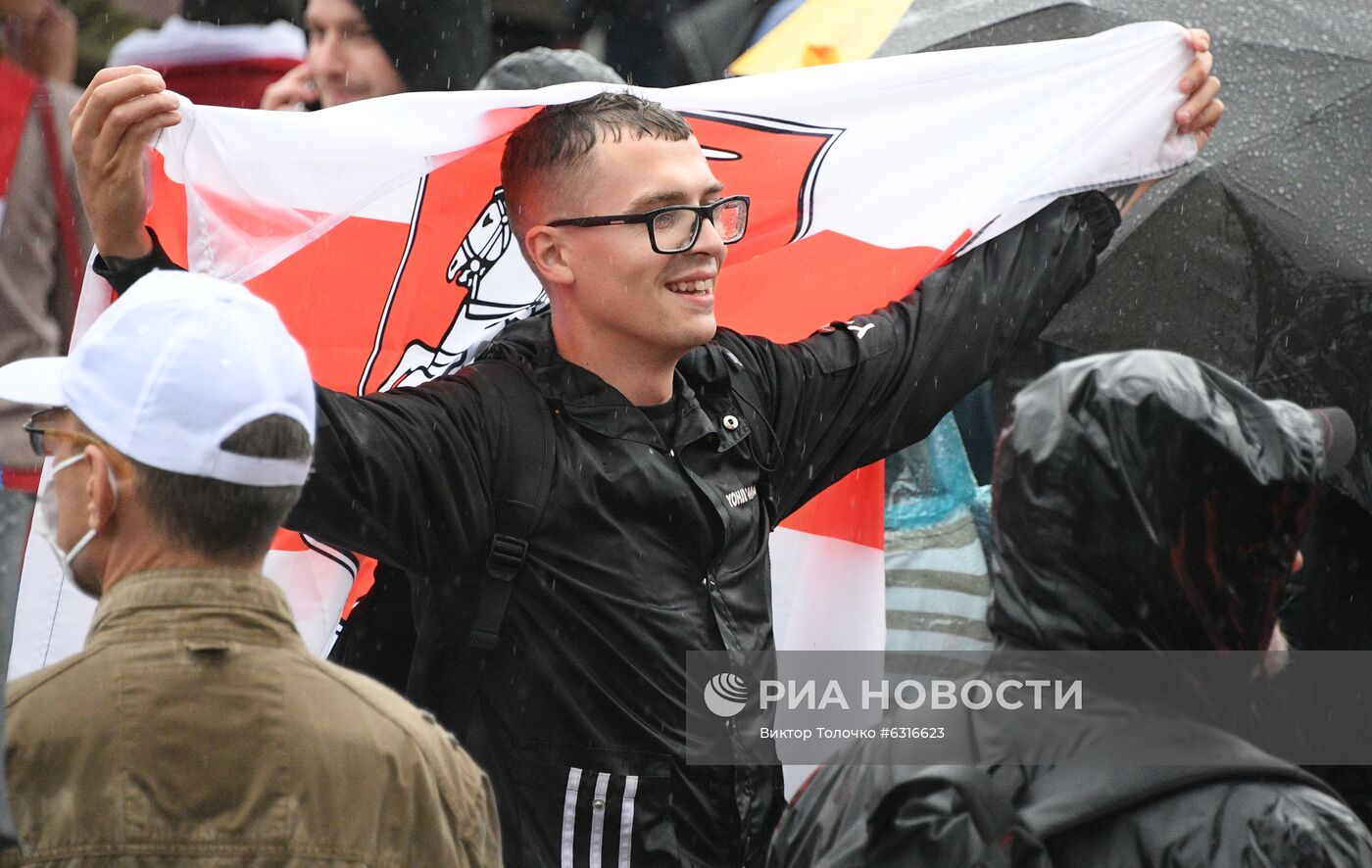 Митинг оппозиции в Минске