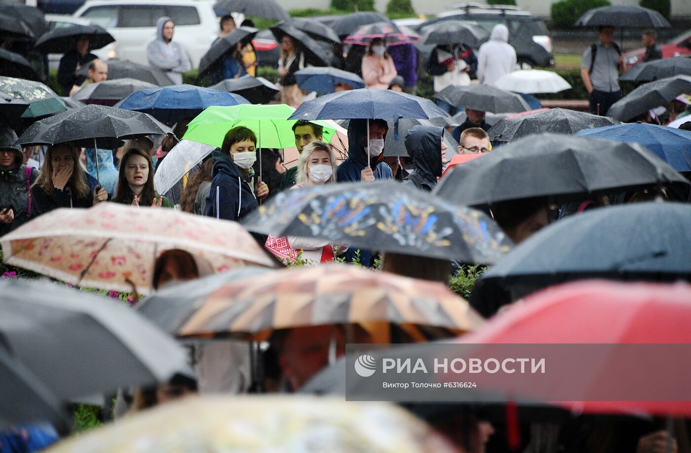 Митинг оппозиции в Минске
