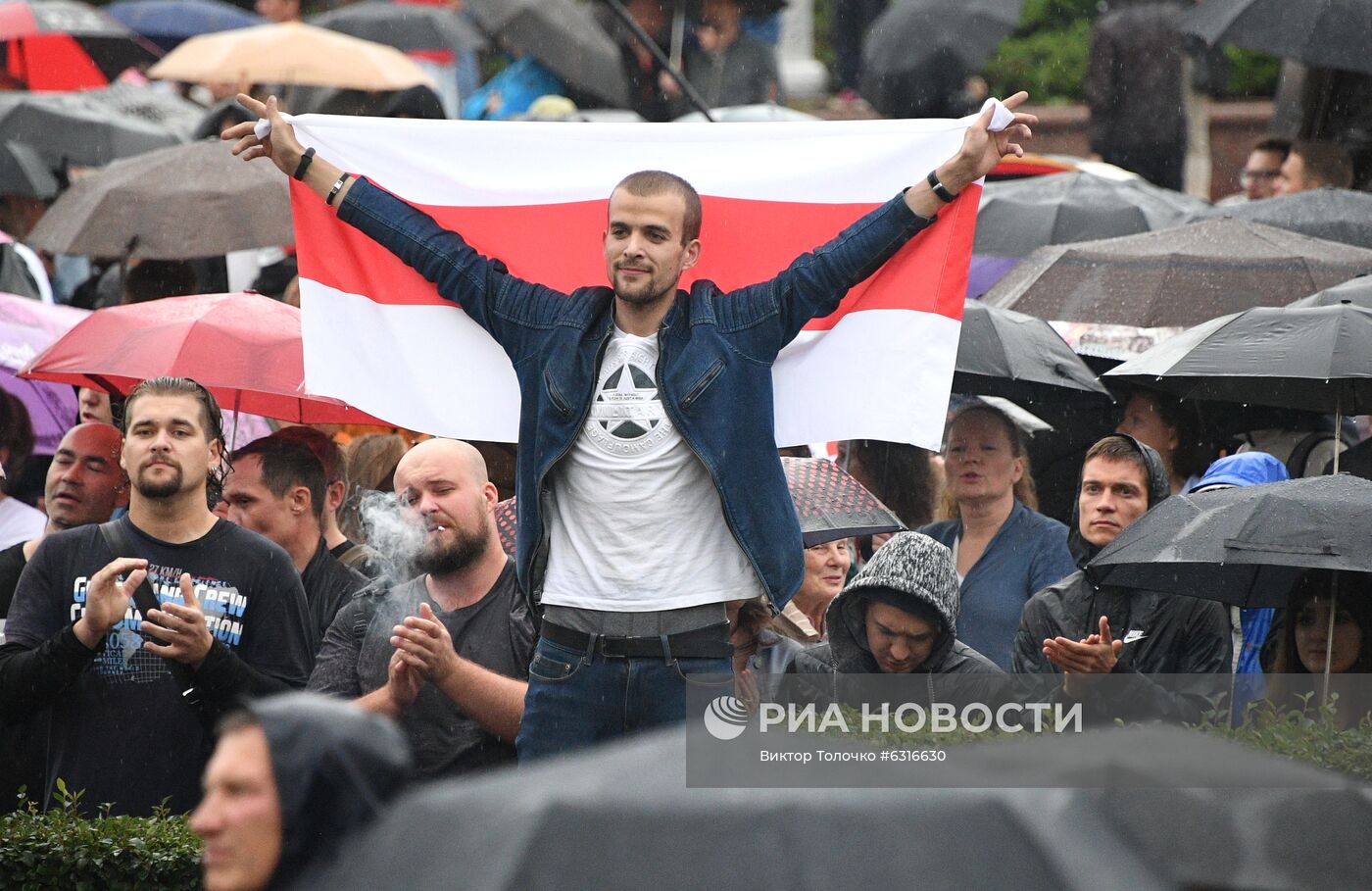 Митинг оппозиции в Минске