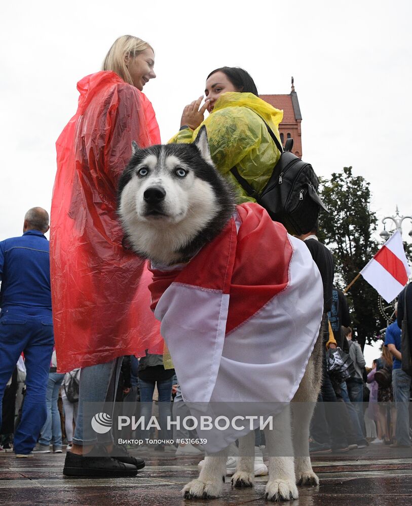 Митинг оппозиции в Минске