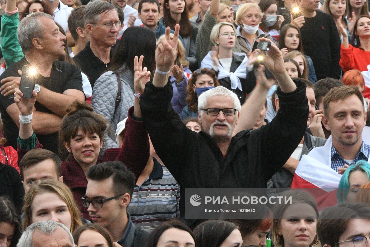 Митинг оппозиции в Минске