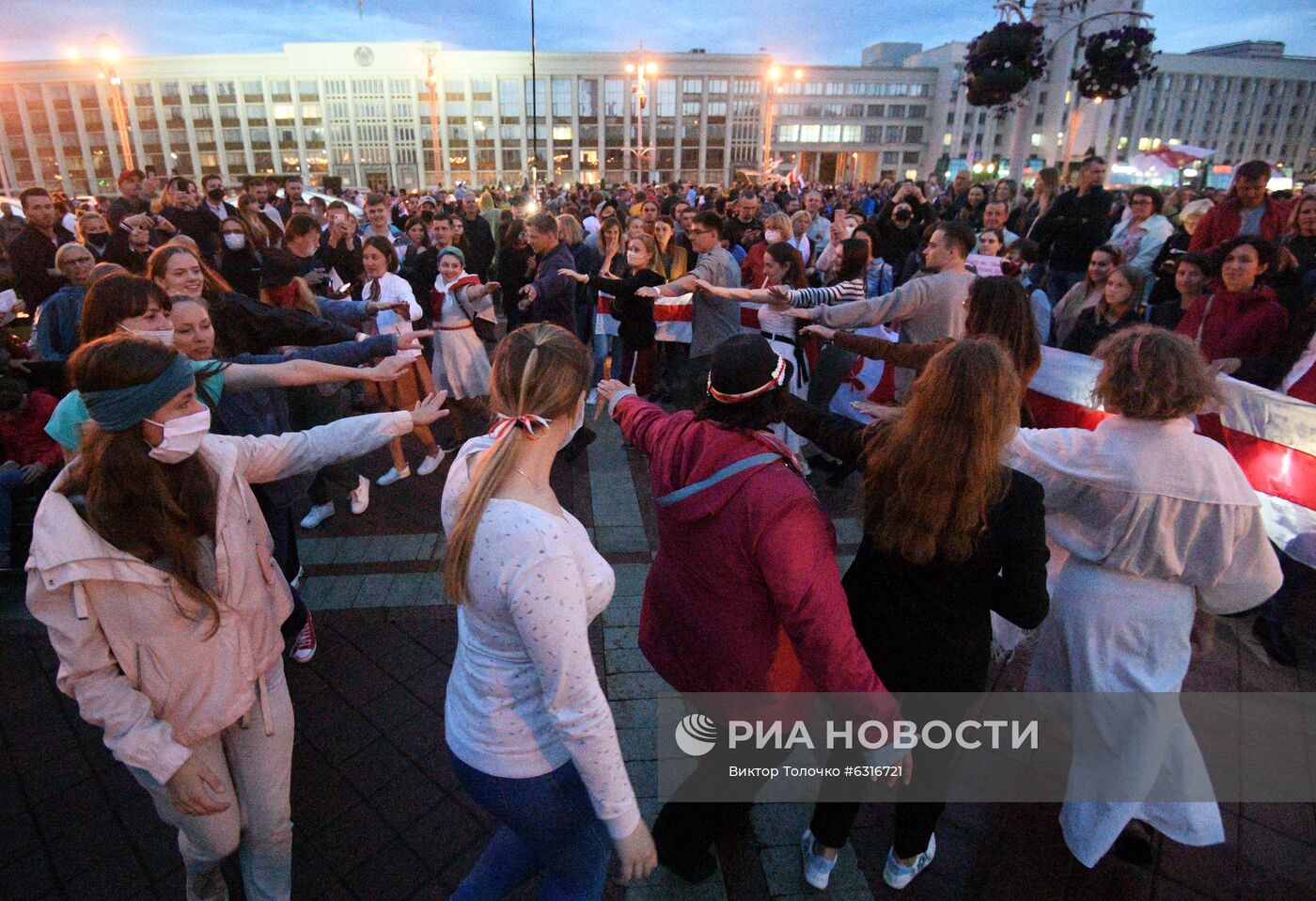 Митинг оппозиции в Минске