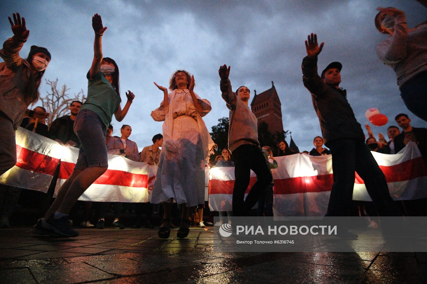 Митинг оппозиции в Минске
