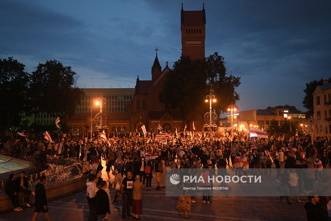 Митинг оппозиции в Минске