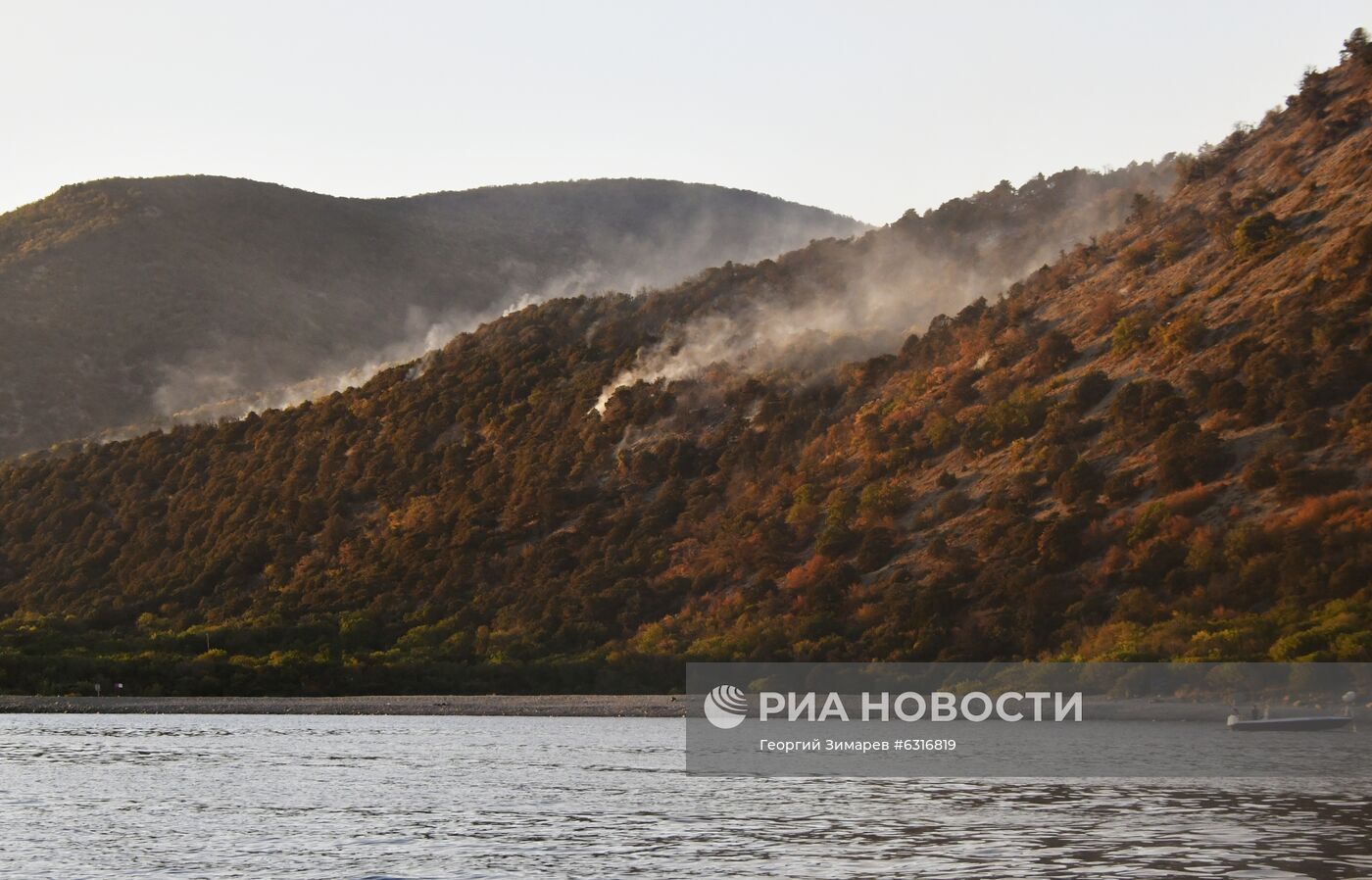 Лесные пожары в Краснодарском крае