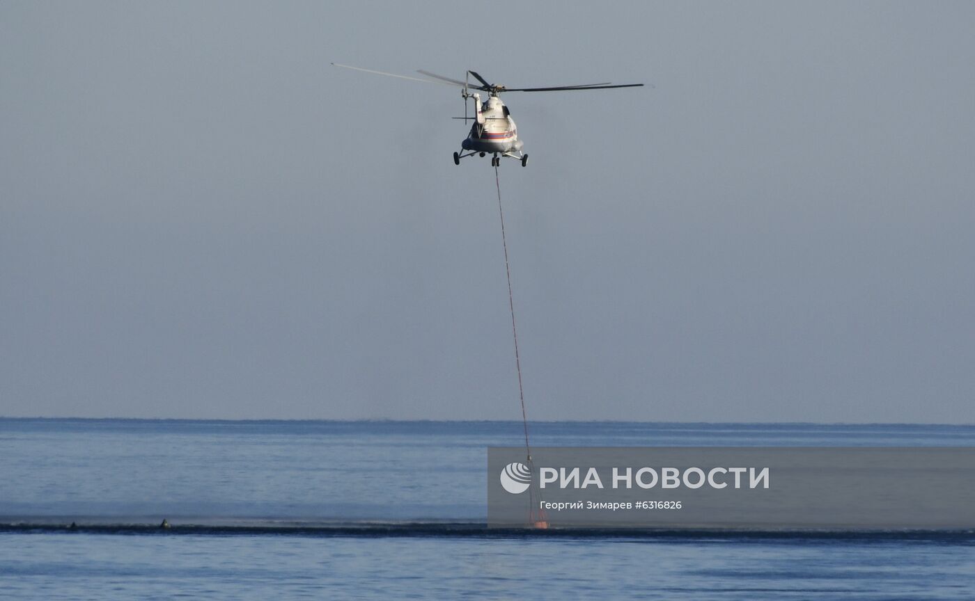 Лесные пожары в Краснодарском крае