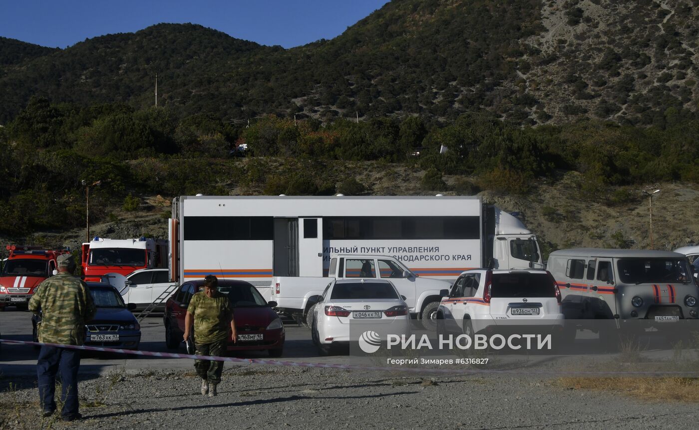 Лесные пожары в Краснодарском крае