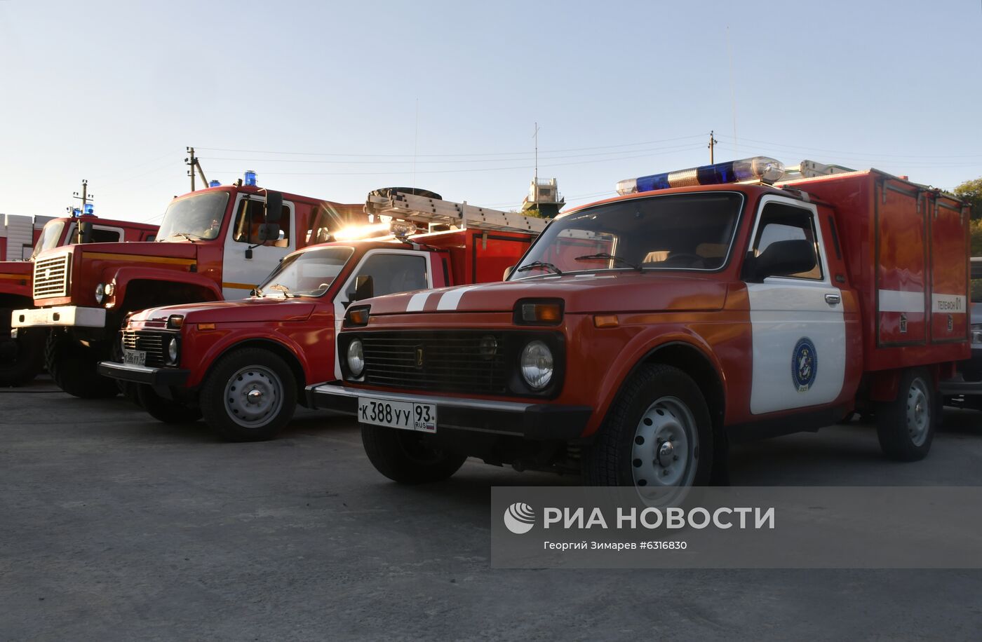 Лесные пожары в Краснодарском крае