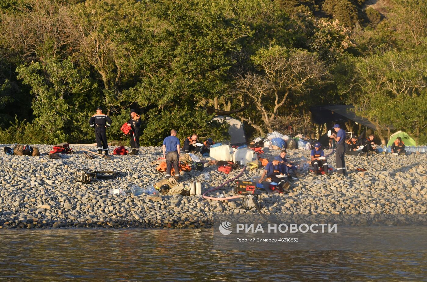 Лесные пожары в Краснодарском крае