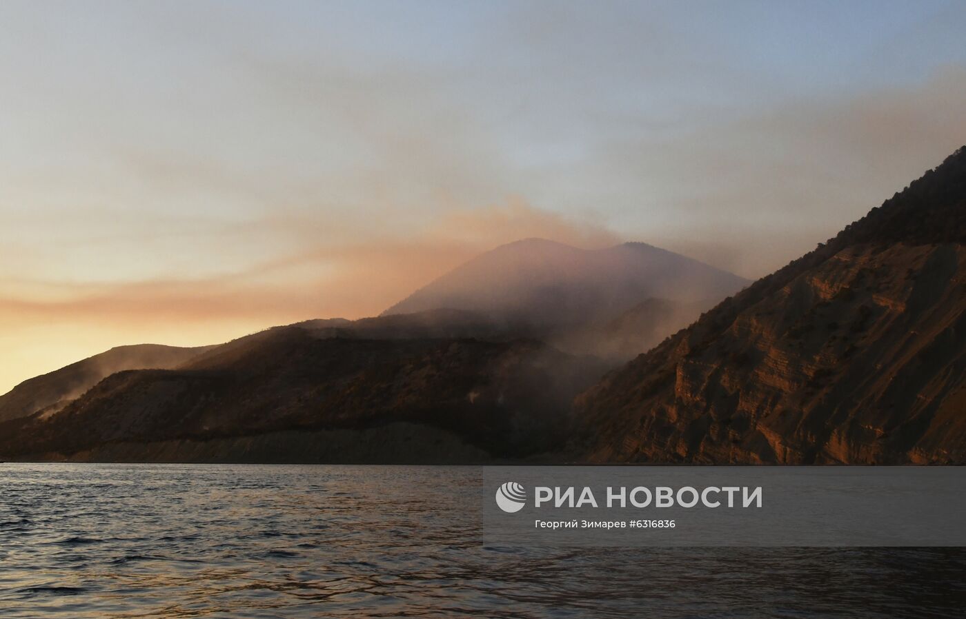 Лесные пожары в Краснодарском крае