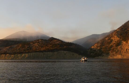  Лесные пожары в Краснодарском крае