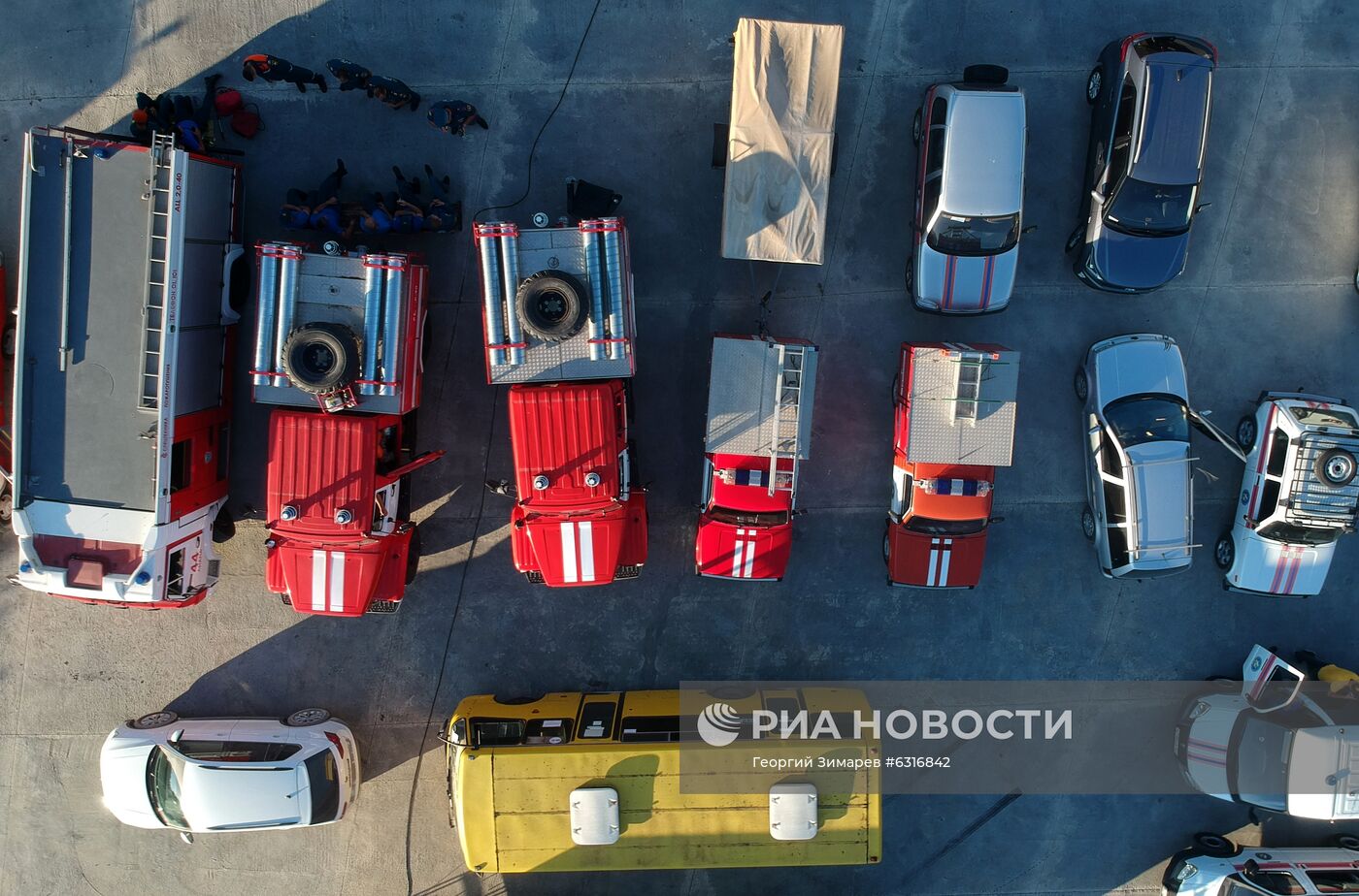 Лесные пожары в Краснодарском крае