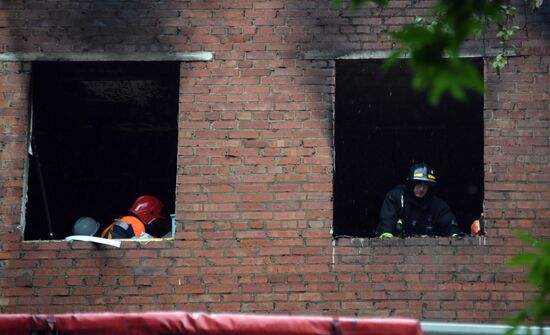 Взрыв газа произошел в жилом доме на западе Москвы