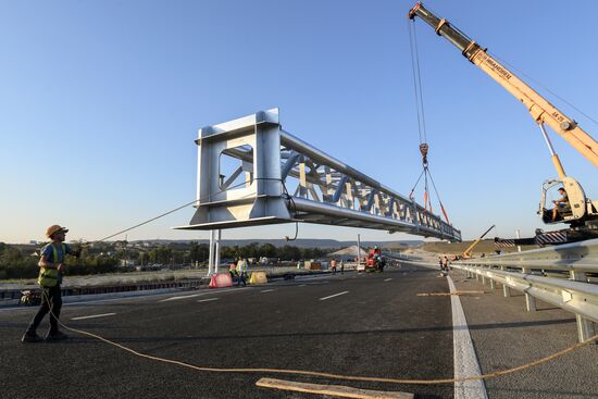 Строительство федеральной трассы "Таврида" в Крыму