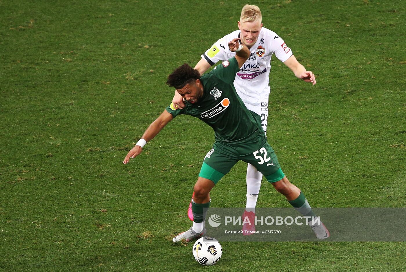 Футбол. РПЛ. Матч "Краснодар"  ЦСКА