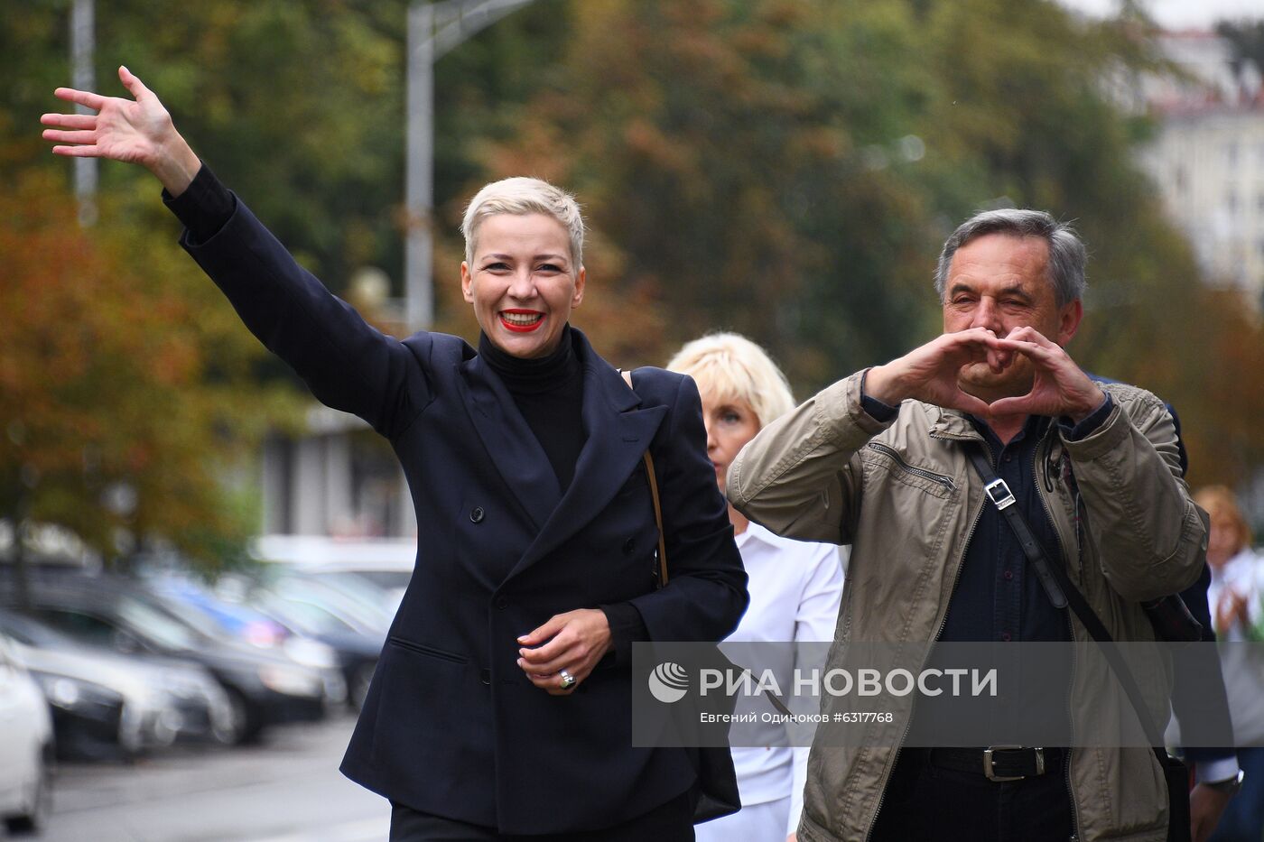 Член Координационного совета оппозиции М. Колесникова прибыла на допрос в СК Белоруссии