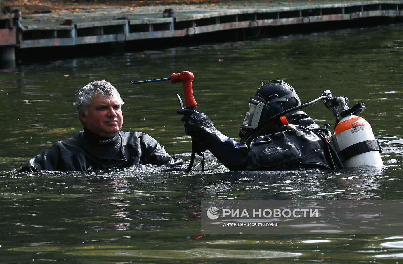 Чистка Серебряно-Виноградного пруда в Измайлово