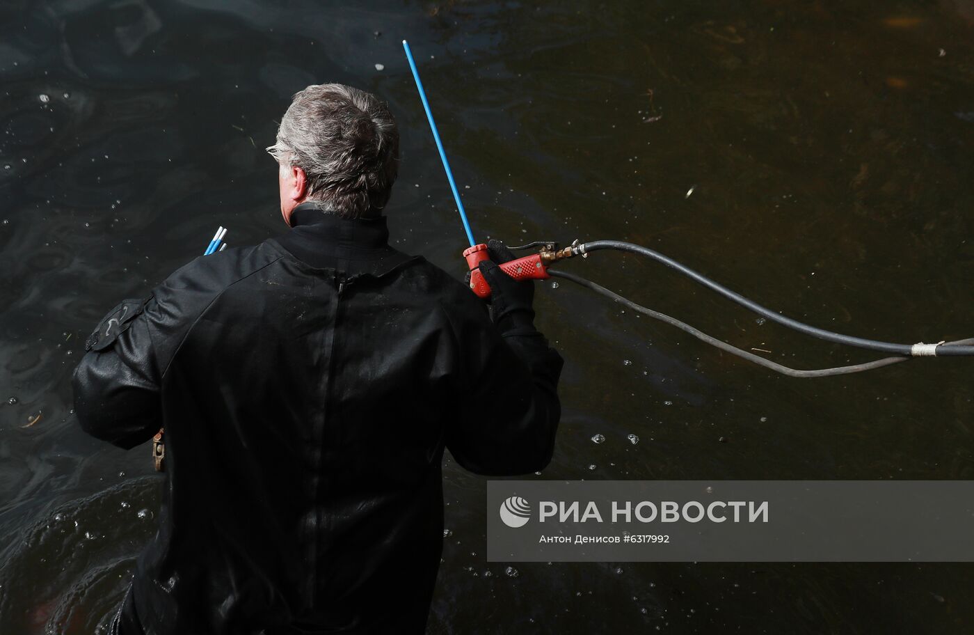 Чистка Серебряно-Виноградного пруда в Измайлово