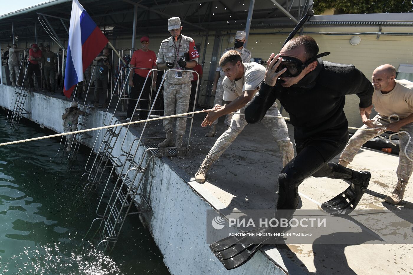 "АрМИ  2020". Конкурс водолазов "Глубина" 