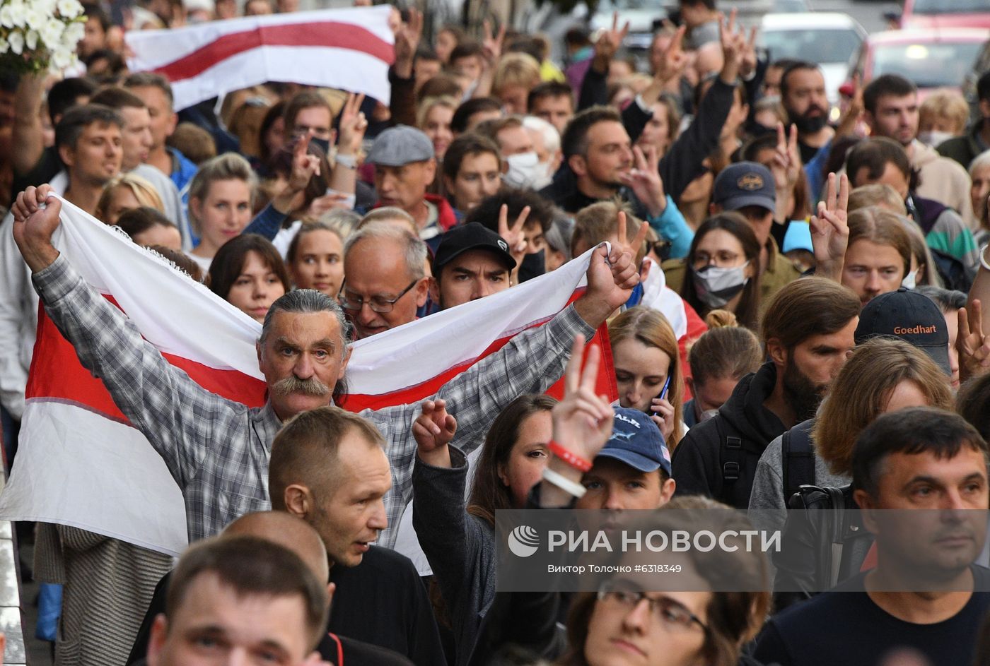 Акции протеста в Минске