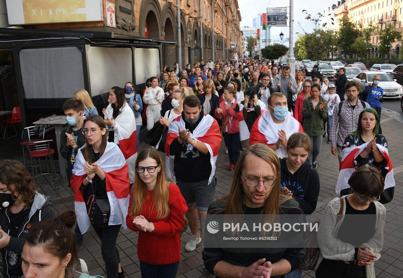 Акции протеста в Минске