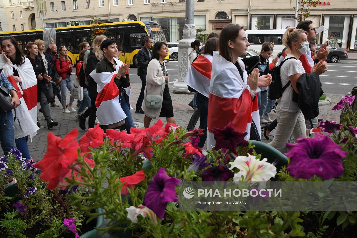 Акции протеста в Минске