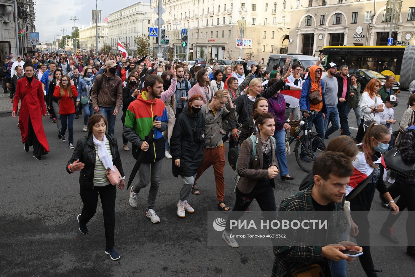 Акции протеста в Минске