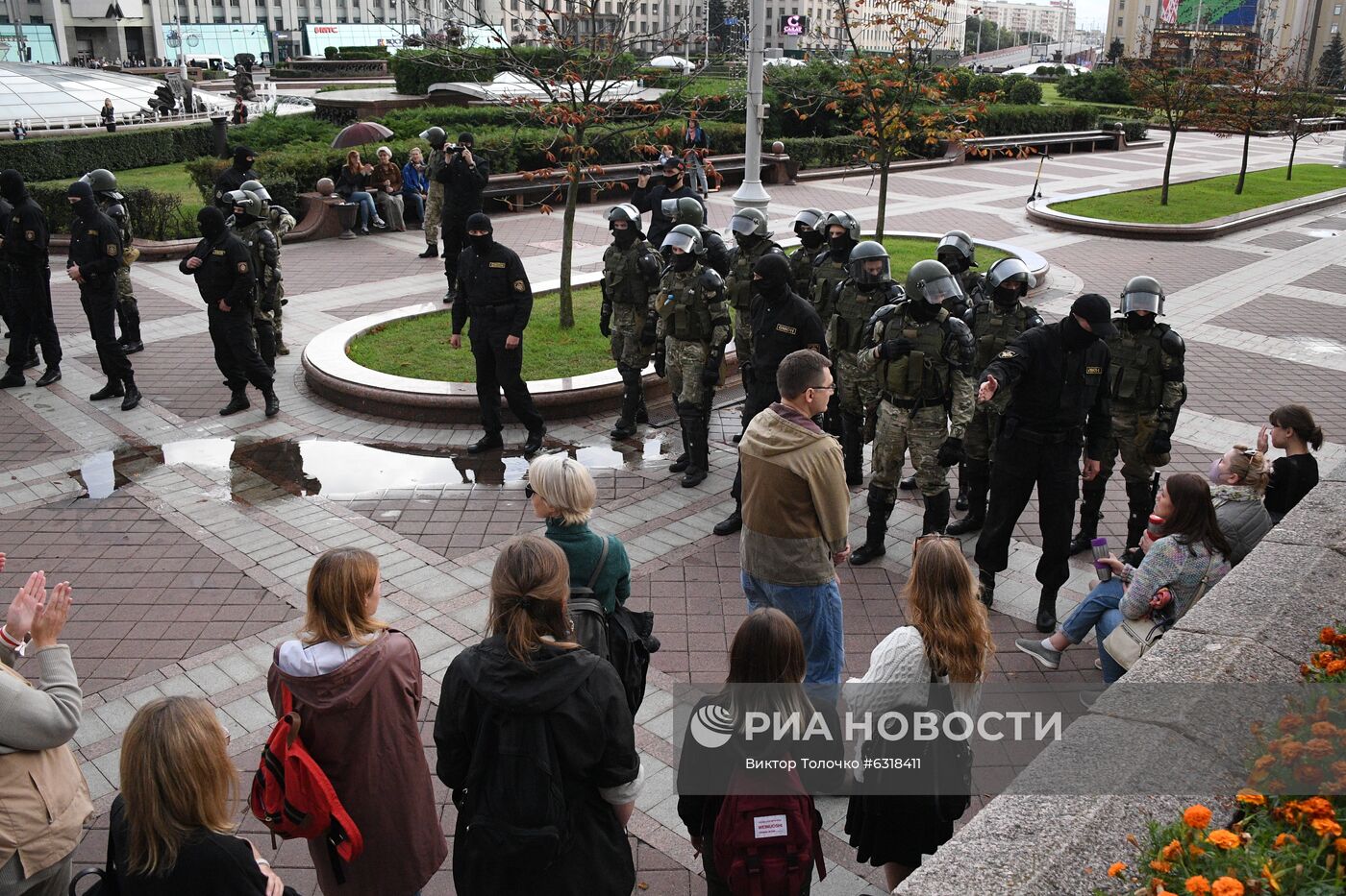 Акции протеста в Минске