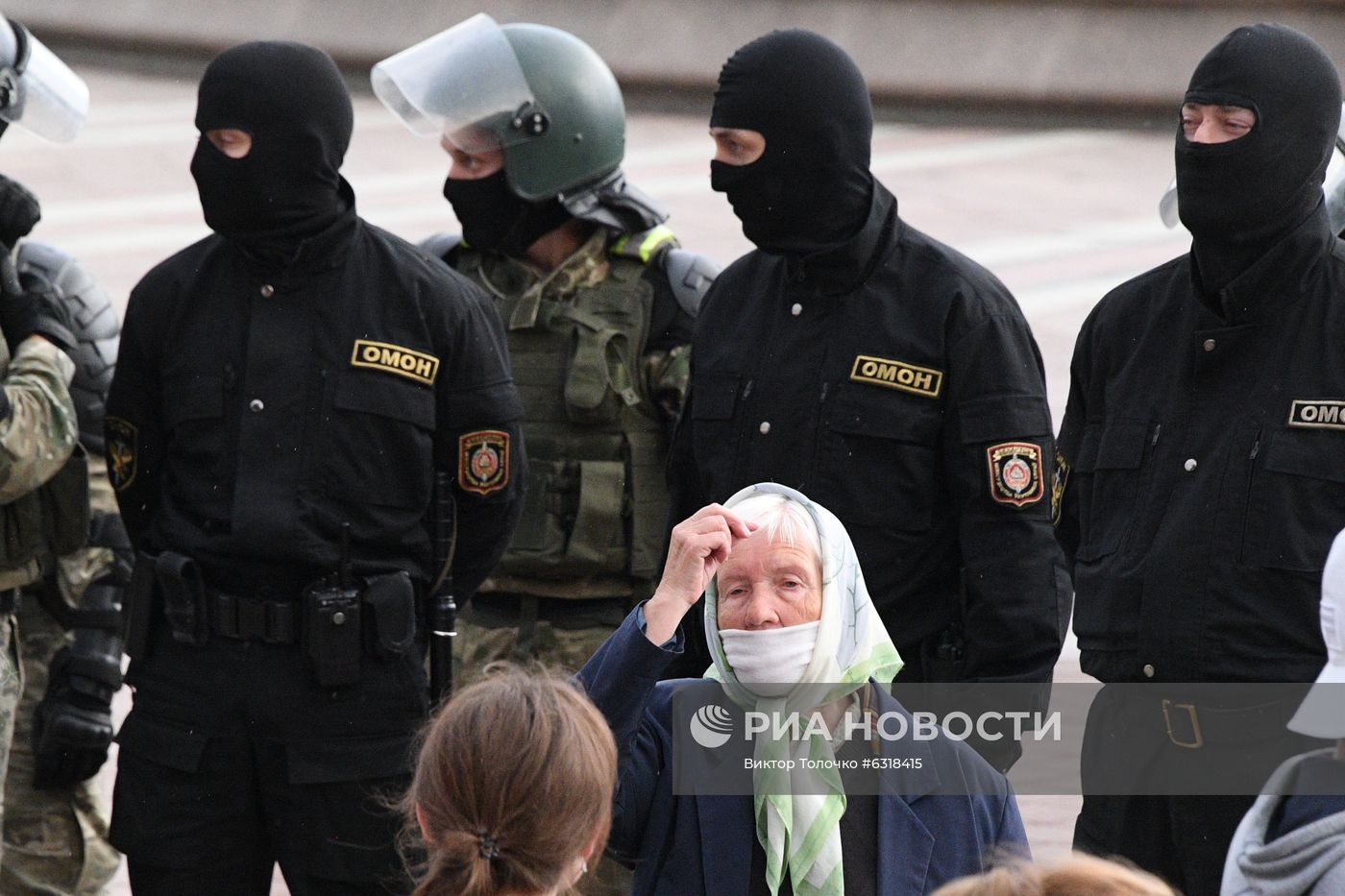 Акции протеста в Минске