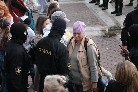 Акции протеста в Минске