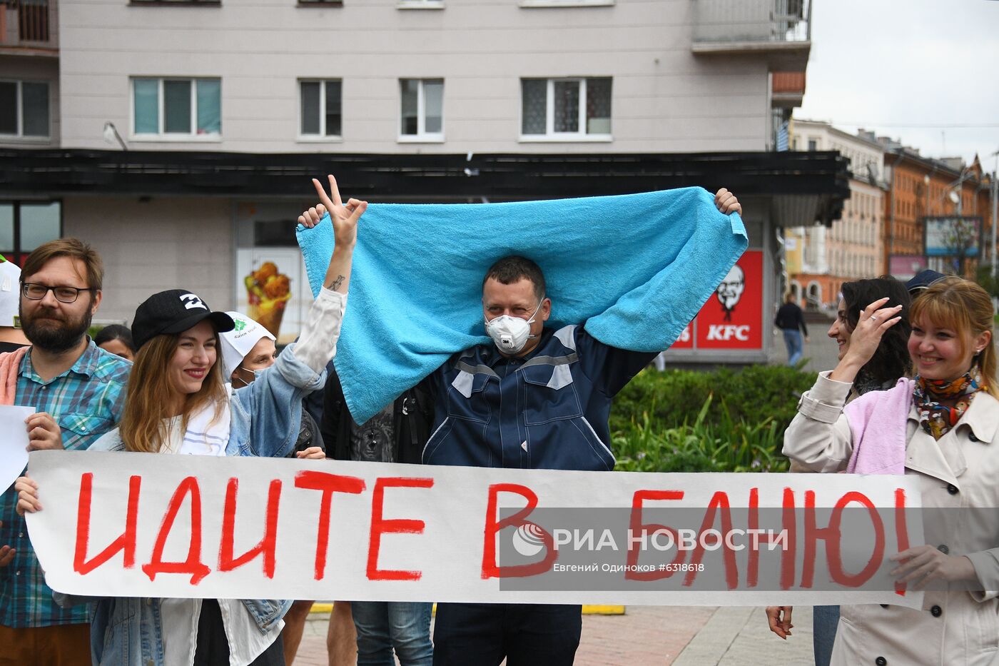 Акции протеста в Минске