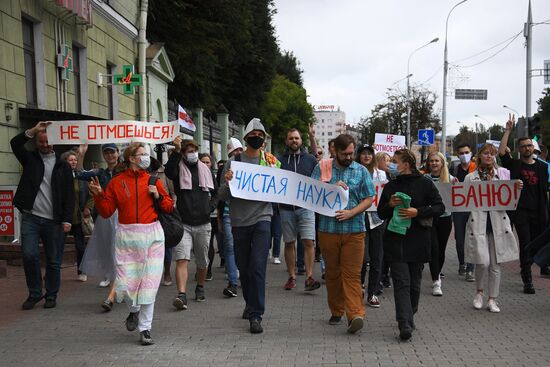 Акции протеста в Минске