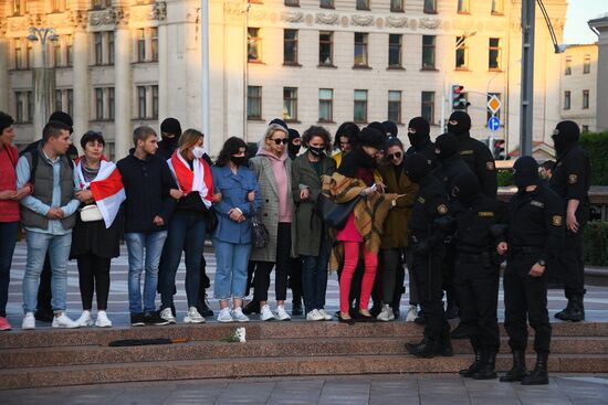 Акции протеста в Минске