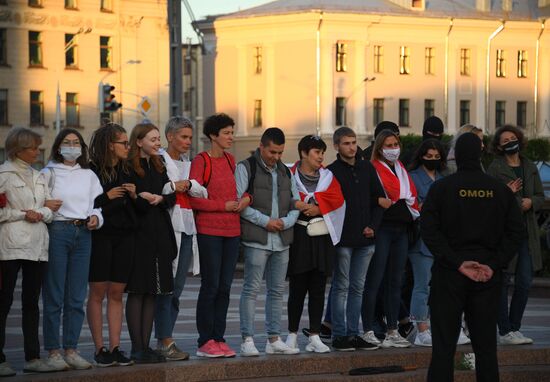 Акции протеста в Минске