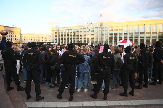 Акции протеста в Минске