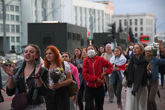 Акции протеста в Минске