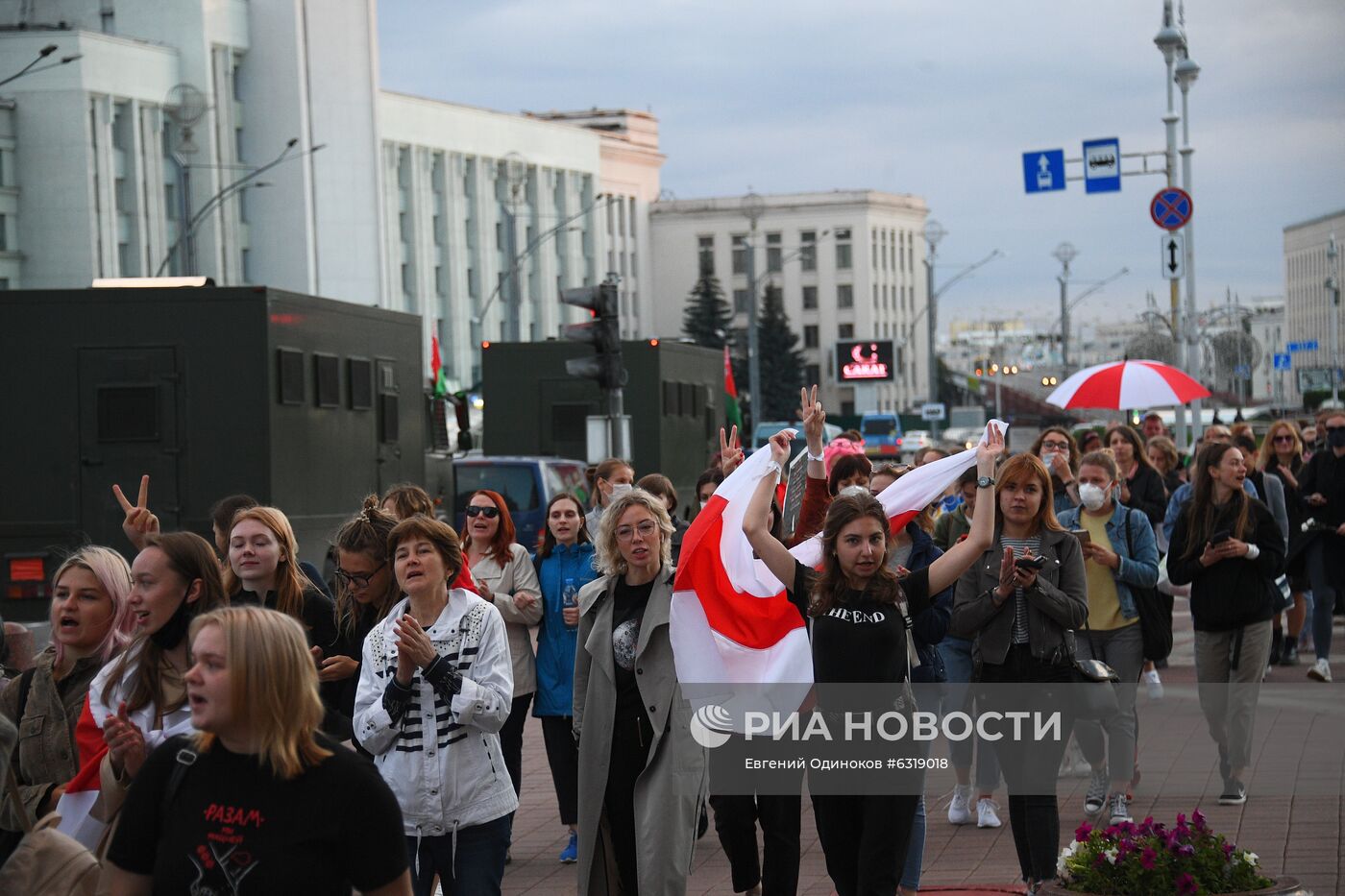 Акции протеста в Минске