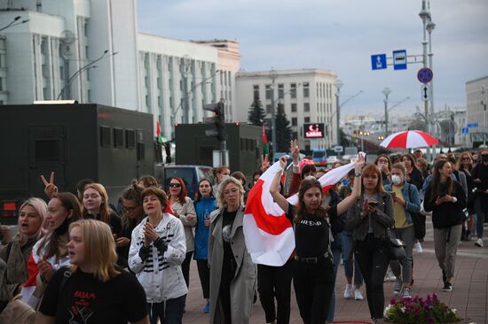 Акции протеста в Минске
