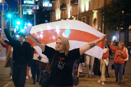 Акции протеста в Минске